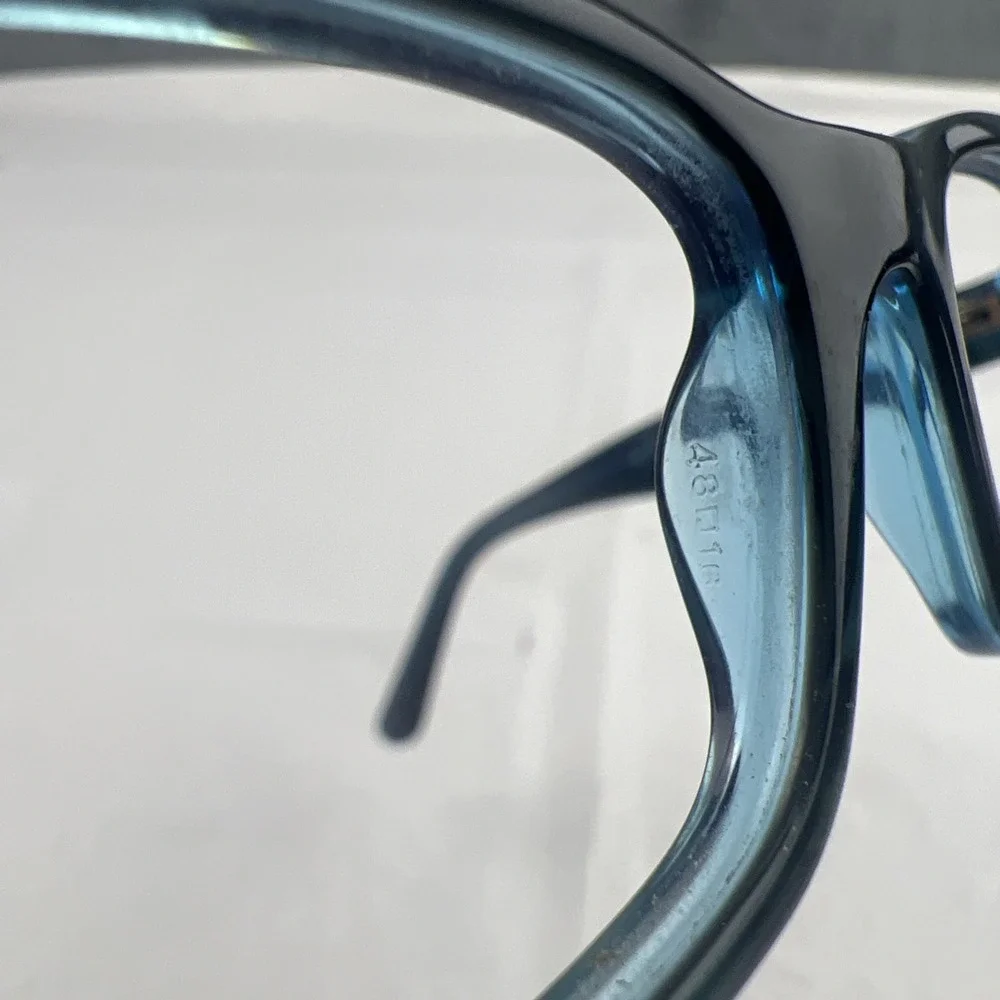 Ray-Ban RB 1555 3667 Eyeglasses Frames Youth Blue Full Rim 48-16-130 Frames Only